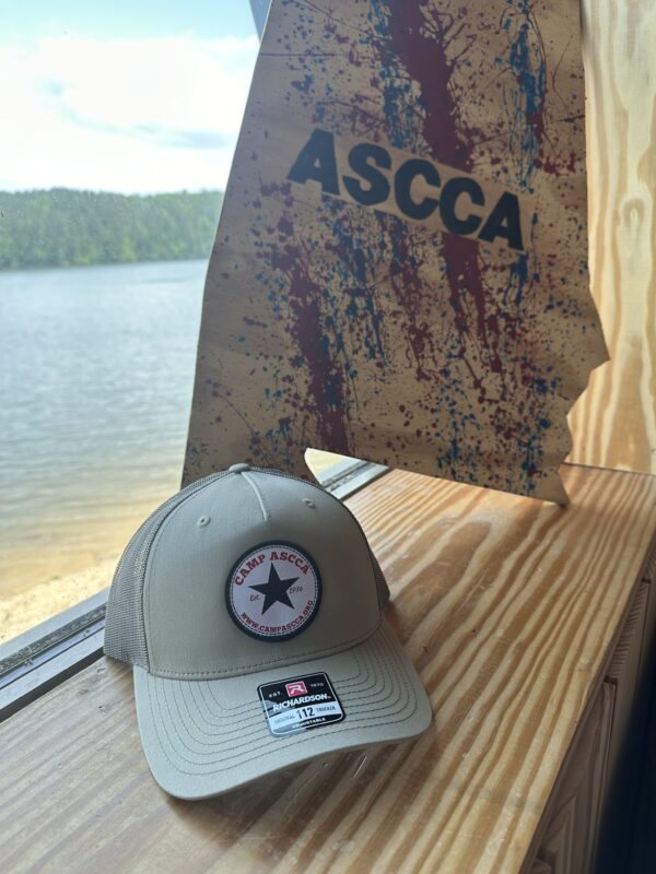 Camp ASCCA Khaki Trucker Hat